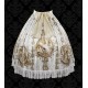 Foxs Feathers Gold Skeleton Skirt(Leftovers/Full Payment Without Shipping)